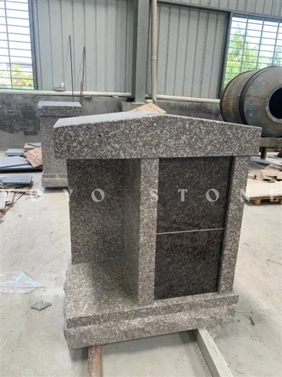 2 틈새 Columbarium 브라운 화강암