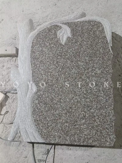G664 화강암 나무 비석
